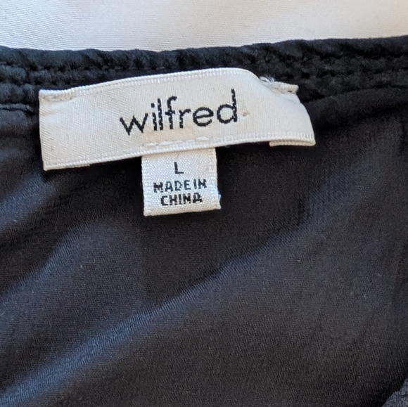 Wilfred Black Sonora dress Size L Aritzia - Picture 12 of 13